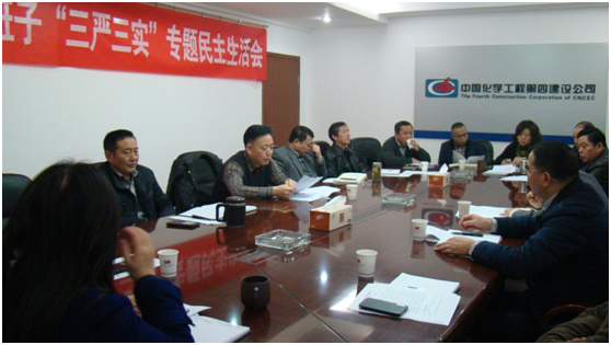 公司召開領(lǐng)導班子“三嚴三實”專題民主生活會