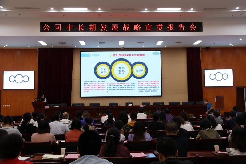 公司舉辦“中長期發展戰略、精細化管理和合規管理”宣貫 首場報告會