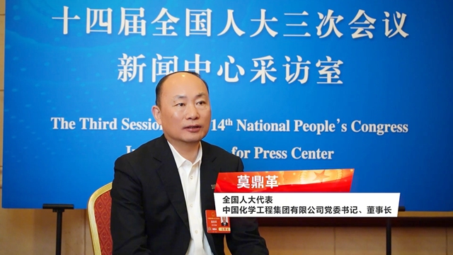 莫鼎革接受人民網專訪強調：綠色發展 科技先行！