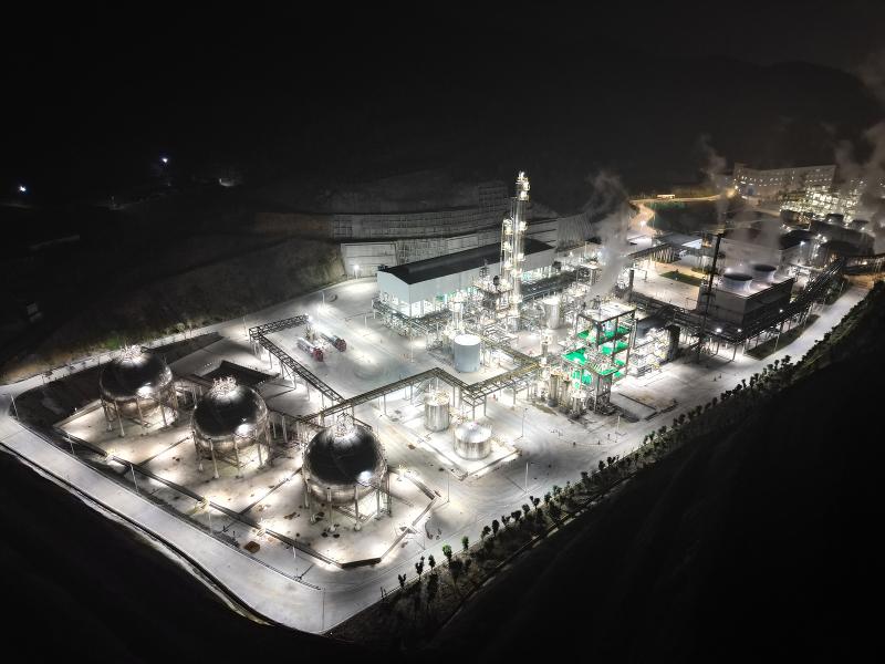 西部公司中化涪陵環(huán)保搬遷項目一期工程年產(chǎn)20萬噸精細(xì)磷酸鹽及配套新型專用肥項目年產(chǎn)20萬噸合成氨裝置